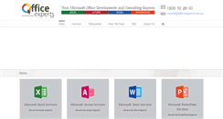 Desktop Screenshot of officeexperts.com.au