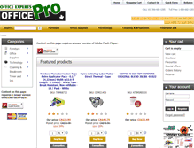 Tablet Screenshot of officeexperts.ca